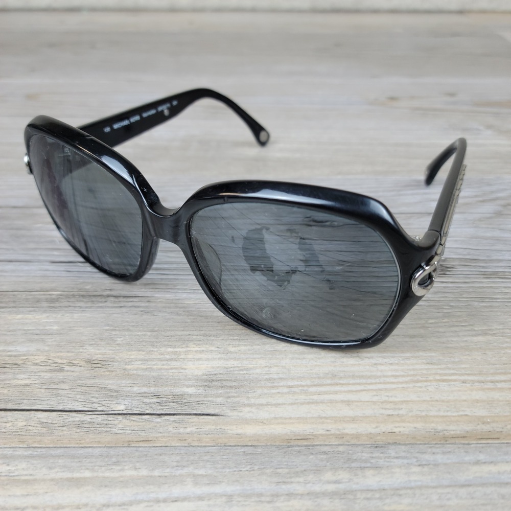 Michael Kors Sunglasses MKS677 Manhattan 001 Black Chain Women 130mm FRAMES ONLY